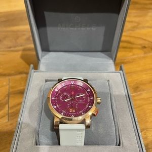 Michele Watch with silicone band